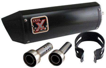 Triumph Speed Four 2002-2005 IXIL Xtrem Black HEXOVAL Bolt-on Exhaust - description image
