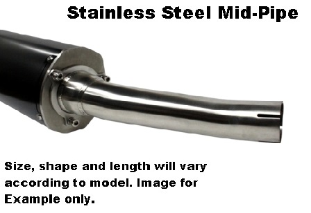Honda CB600 F/S Hornet 2007-2015 IXIL Xtrem Black HEXOVAL Slip-on Exhaust - description image