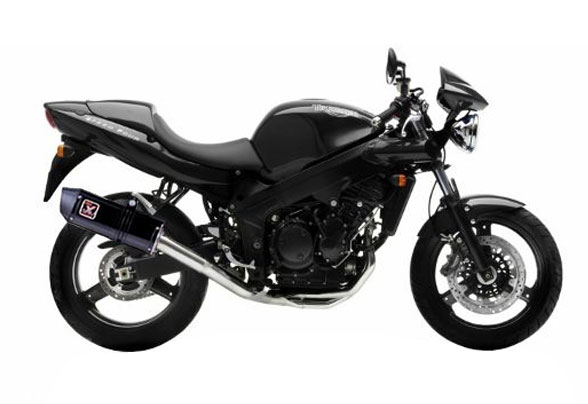 Triumph Speed Four 2002-2005 IXIL Xtrem Black HEXOVAL Bolt-on Exhaust - description image