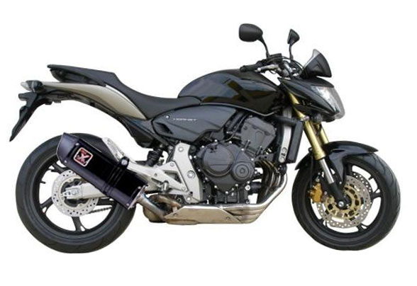 Honda CB600 F/S Hornet 2007-2015 IXIL Xtrem Black HEXOVAL Slip-on Exhaust - description image